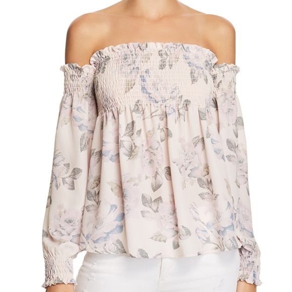 Show Me Your MuMu Tops - Show Me Your Mumu Top Raquel Smock Off Shoulder